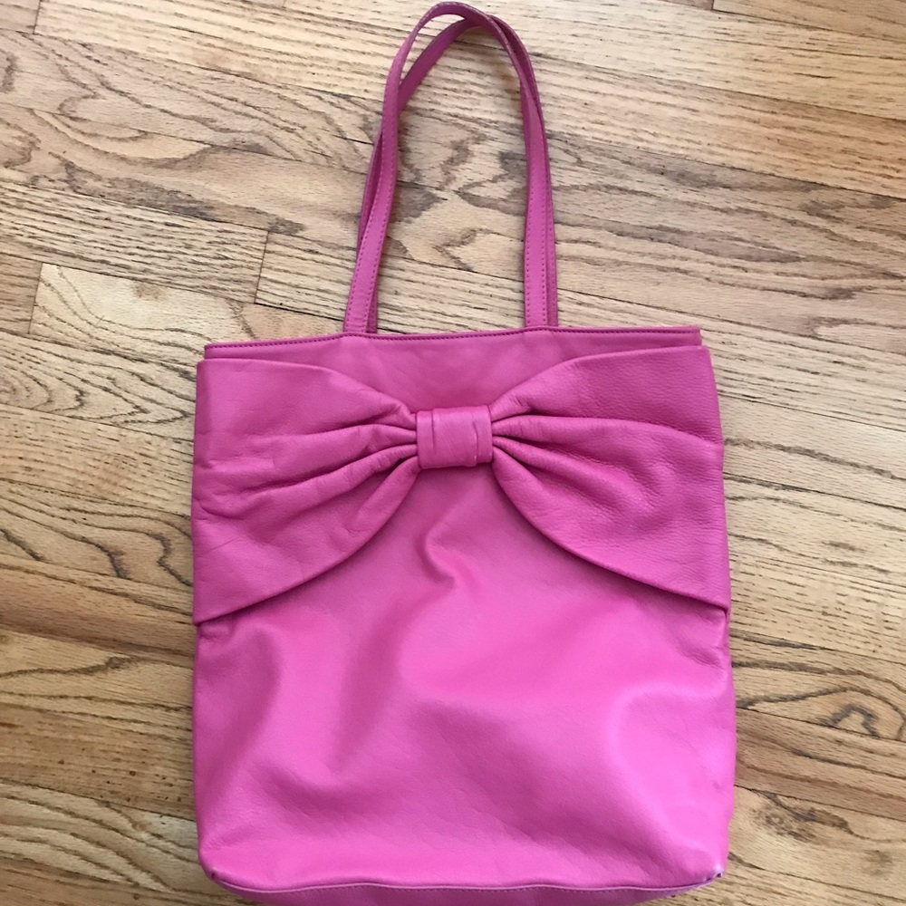 Pink Leather RED Valentino Bag